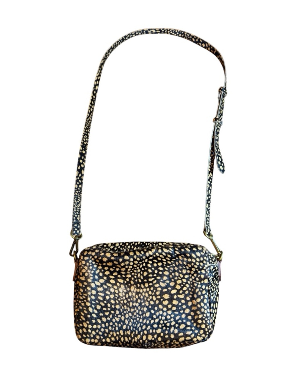Madewell The Transport Camera Crossbody Bag in Leopard Print Calf Hair - Picture 4 of 13